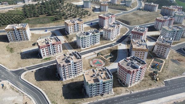Bloklar arası düzen, hava görünümü
