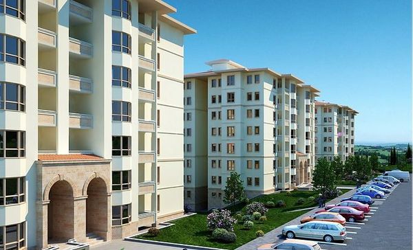 Bloklar arası düzen ve otopark