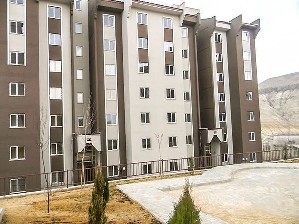 Konut bloğu cephe görünümü