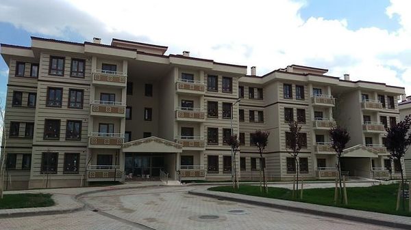 Konut bloğu cephe görünümü