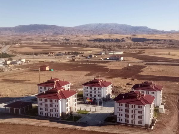Sivas Zara konut alanının genel görünümü