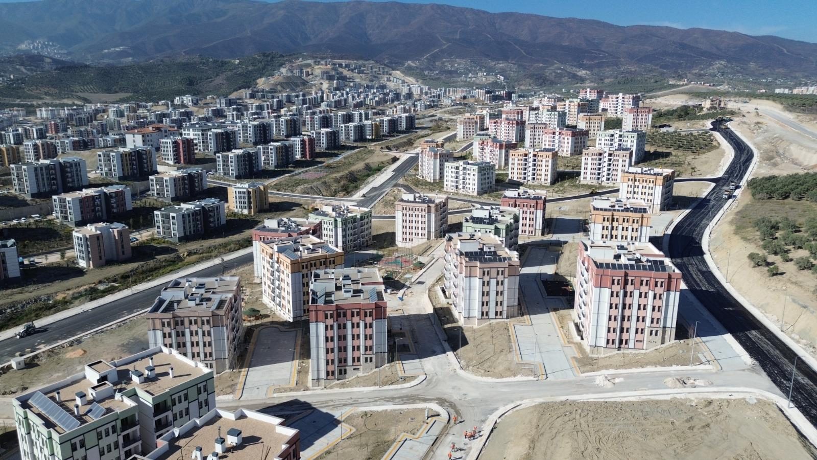 Hatay Antakya 856 konut projesinden genel görünüm