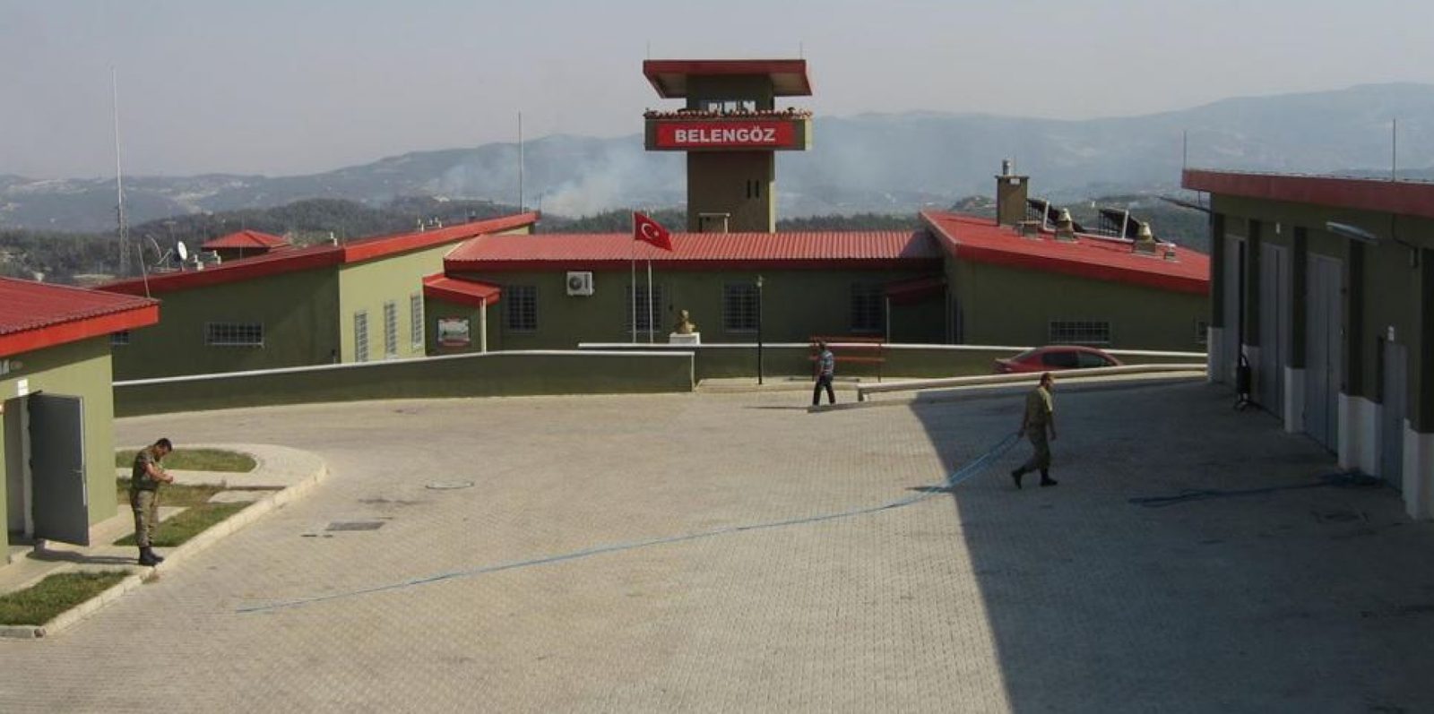 Hatay sınır karakolu tesisi genel görünüm