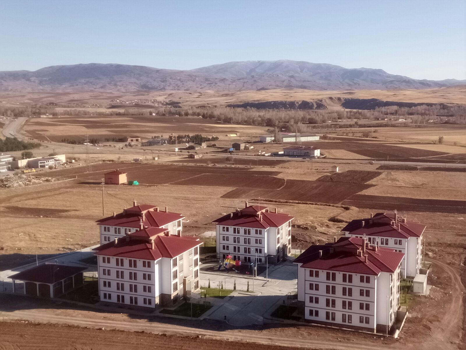 Sivas Zara konut alanının genel görünümü